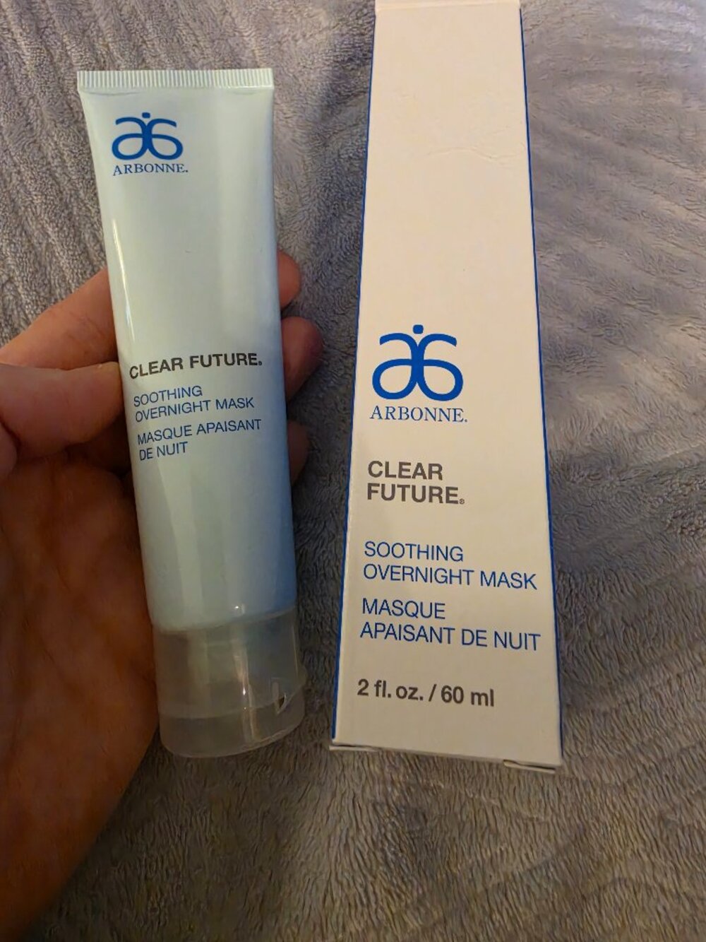 Arbonne Clear Future Soothing Overnight Face Mask 2 oz 60mL